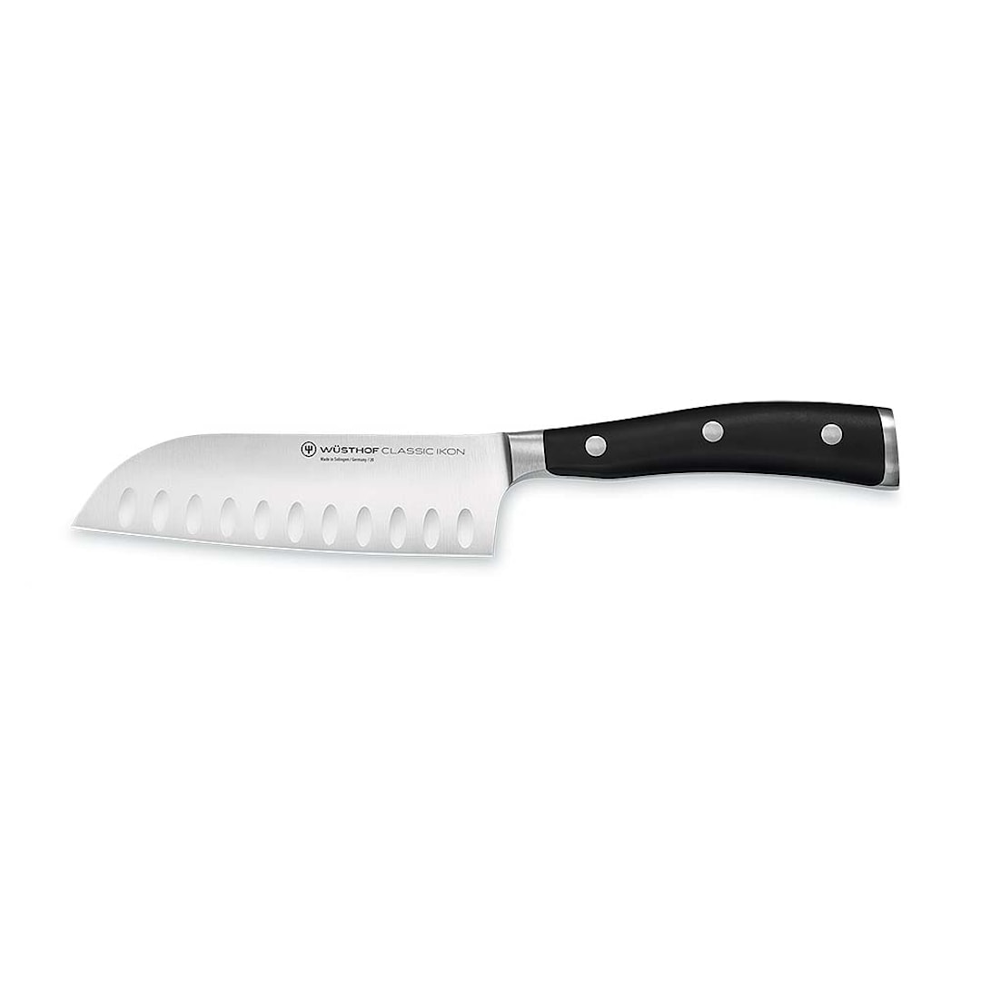 Wusthof 4172-7 Classic Ikon Carbon S/S 5" Santoku Knife
