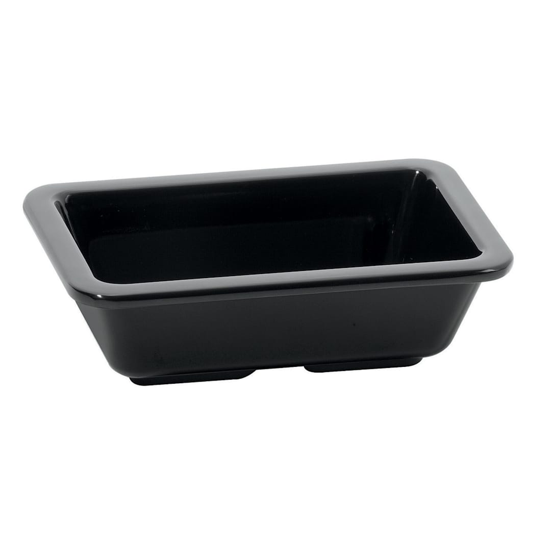 G.E.T. ML-123-BK Milano Black 4 Oz. Side Dish