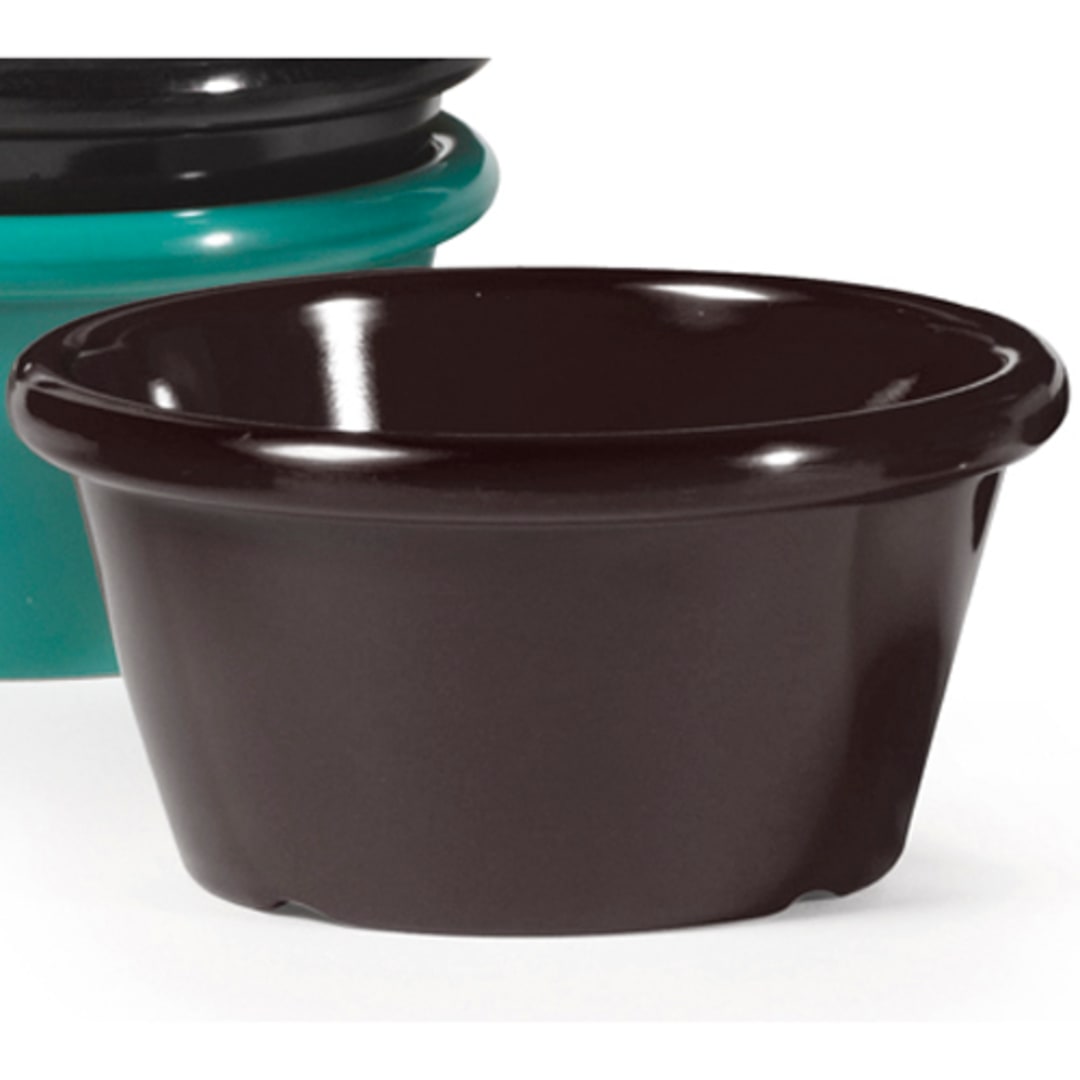G.E.T. S-660-BK Black Melamine 6 Oz. Ramekin