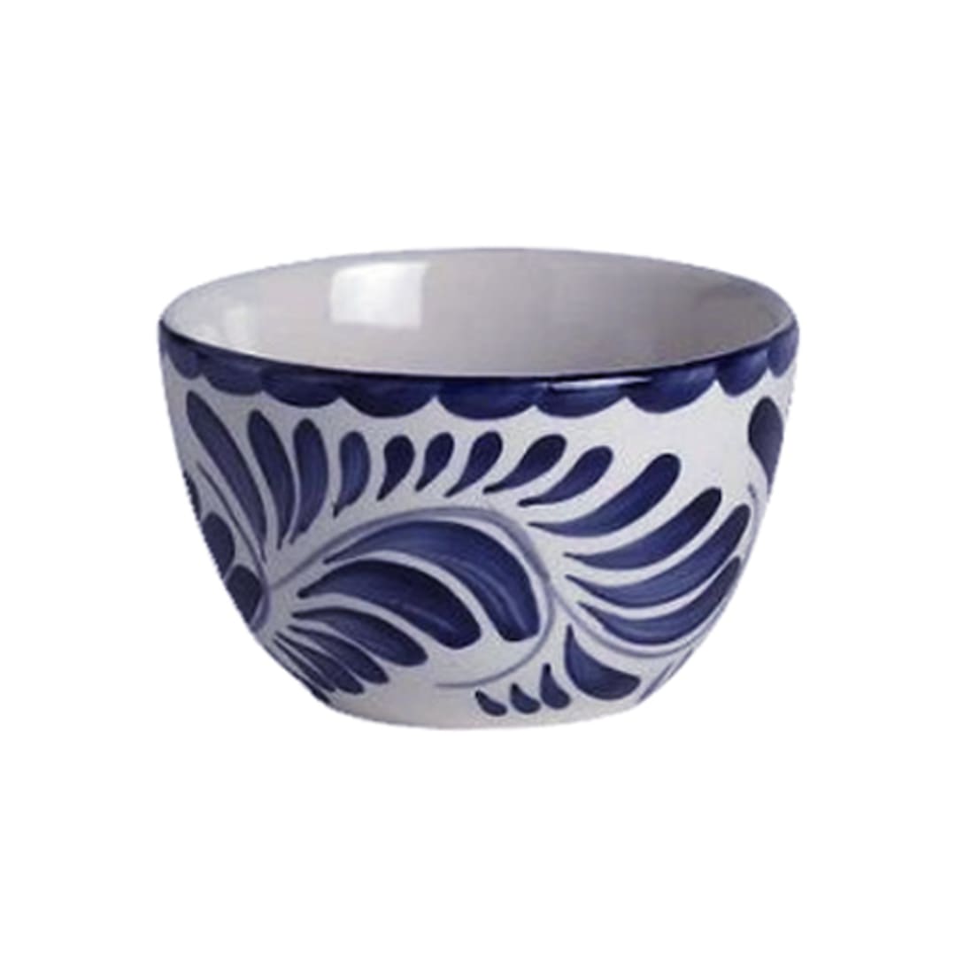Anfora A120P079 Puebla Blue 9 Oz. Sugar / Bouillon Bowl