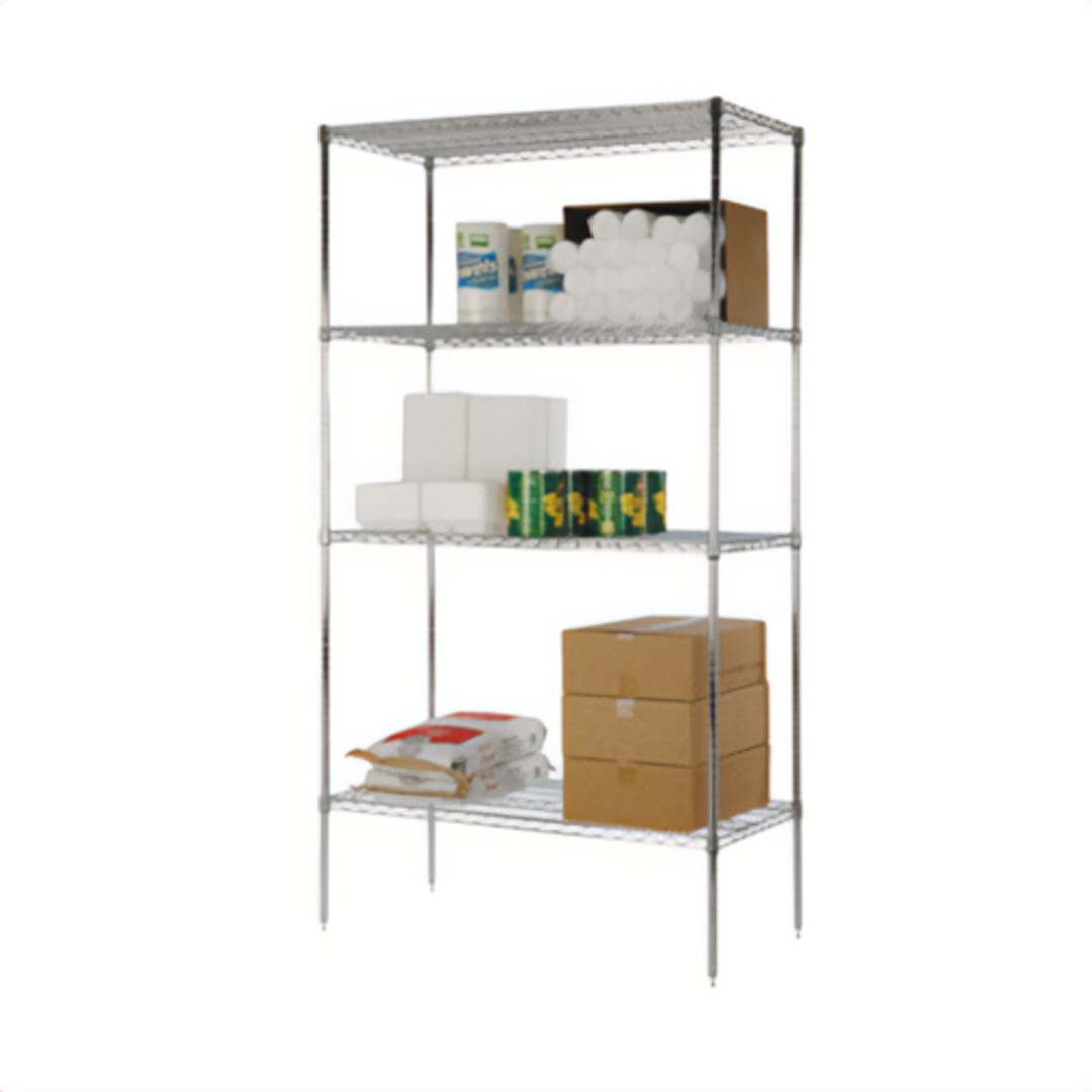 Darling Foodservice 4-Shelf 24" x 48" Shelving Kit