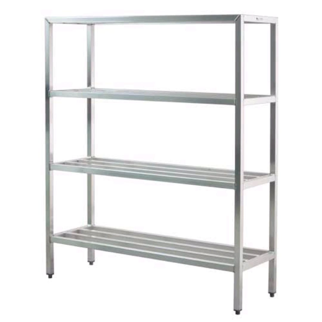 New Age 1070 Aluminum 72 x 20 x 42" Bar Style 2-Shelf Unit