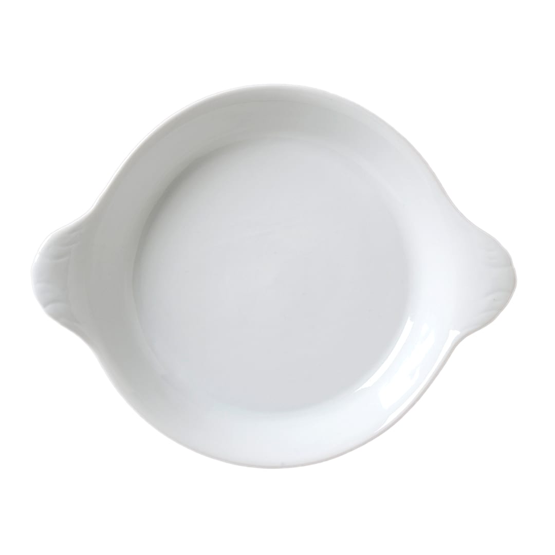 Vertex China ARG-F10 Market Buffet 34 Oz French Handled Dish