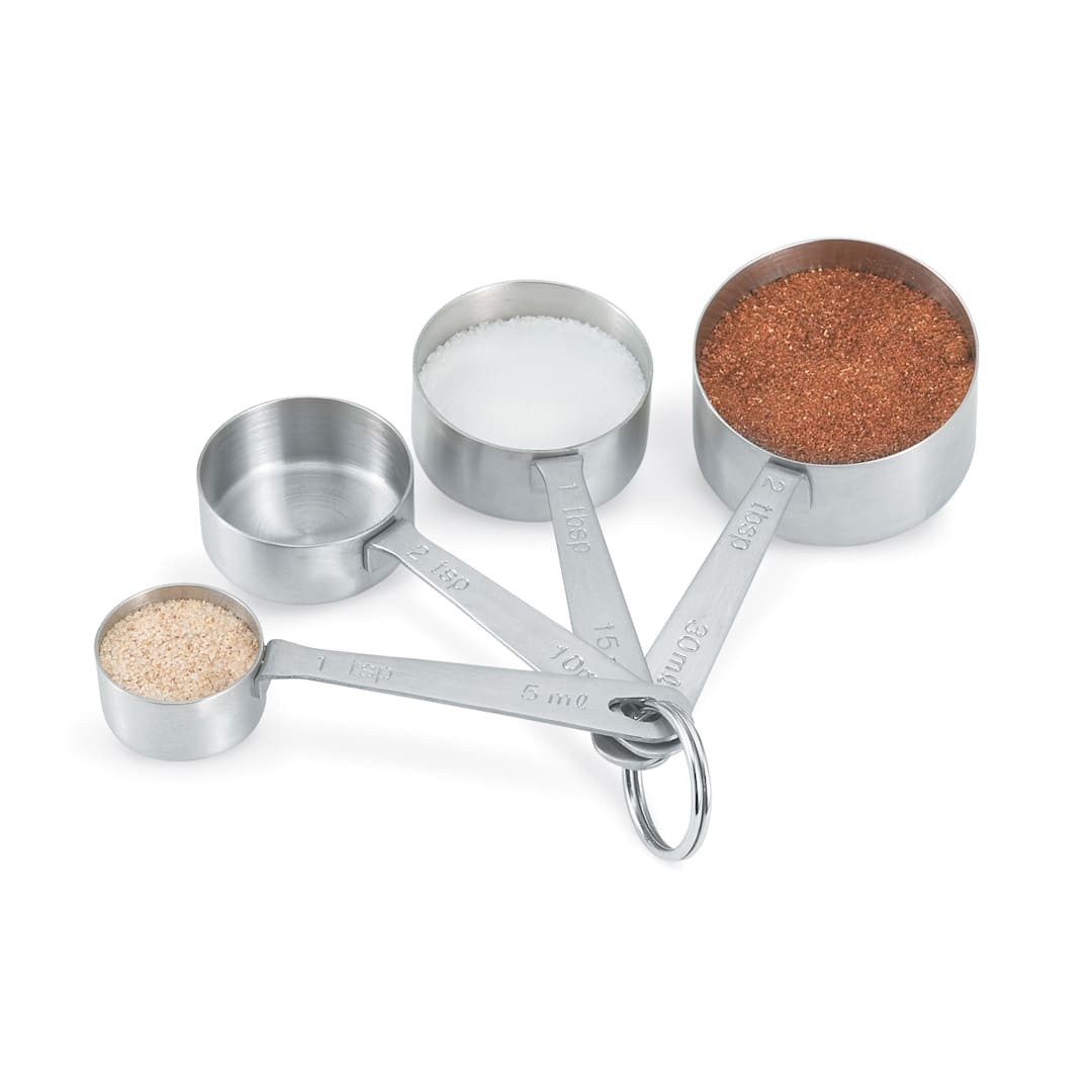 Vollrath® 46589 Four-Piece Straight Sided Measuring Spoon Set