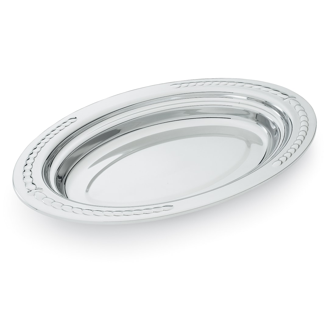 Vollrath 8231320 Miramar 6.4 Quart Oval Polished S/S Decorative Pan