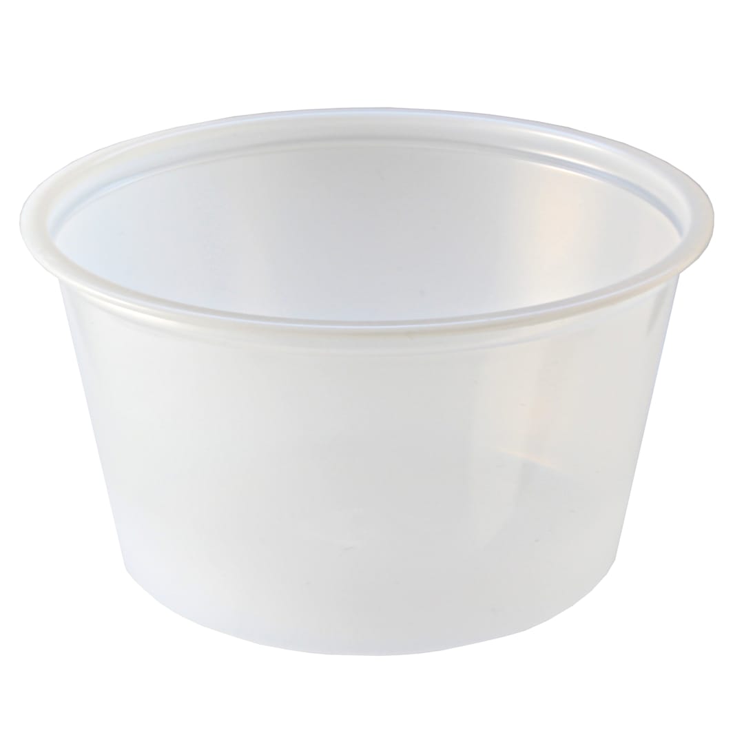 Fabri-Kal 9500517 Translucent 4 Ounce Plastic Portion Cup - 2500 / CS
