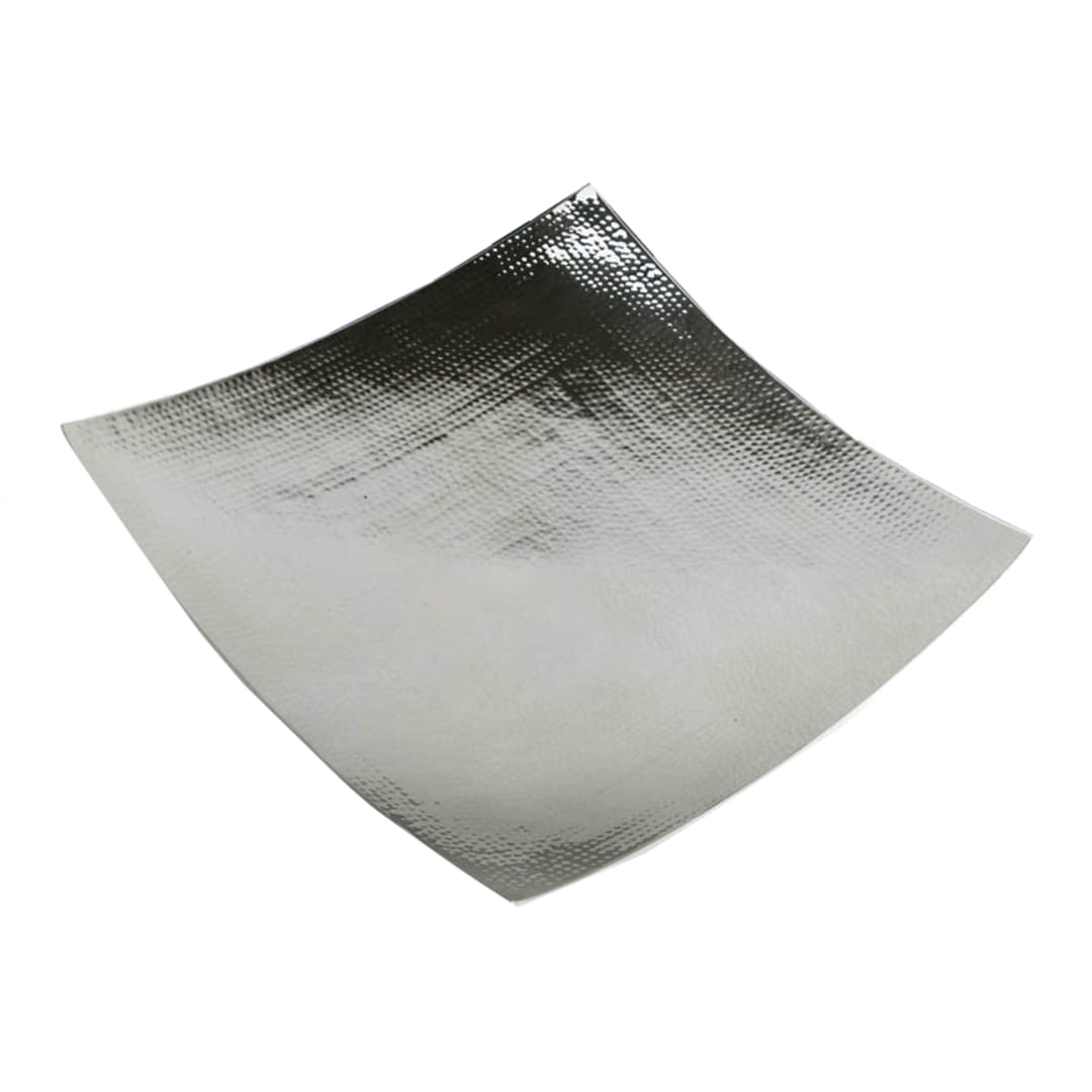 Eastern Tabletop 5318H Hammered S/S 18" x 18" Square Tray