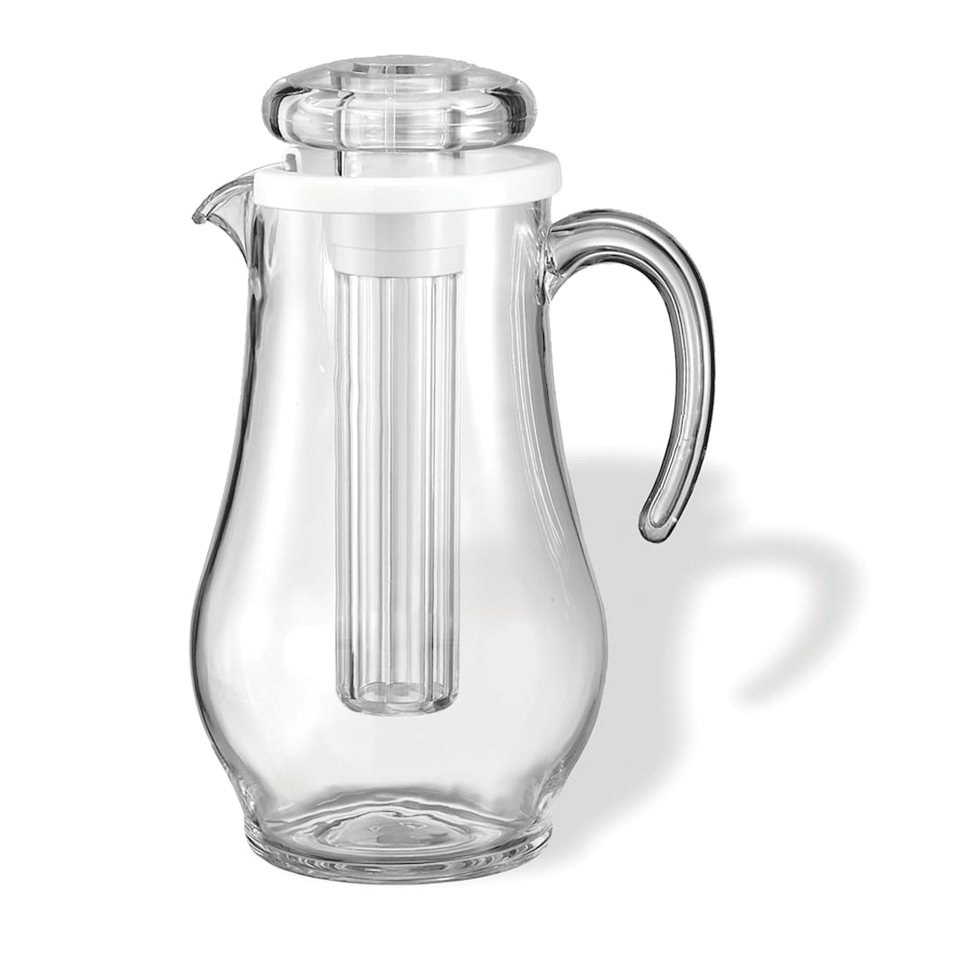 Service Ideas SWP19SB Acrylic 1.9 Liter Ice Tube Pitcher