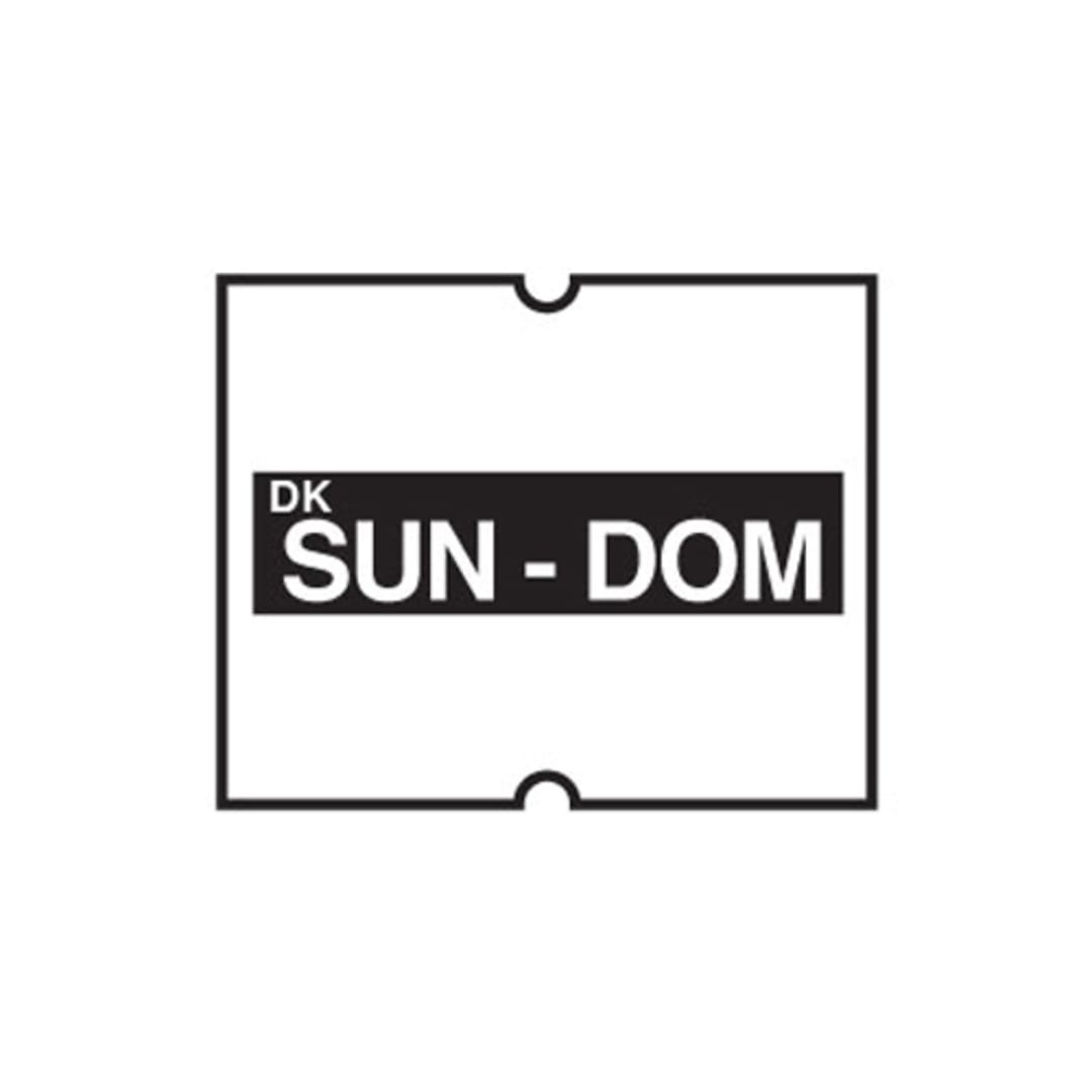 DayMark 1104827 2-Line Sunday Day Label For DM-4 Label Gun - 6000 / PK