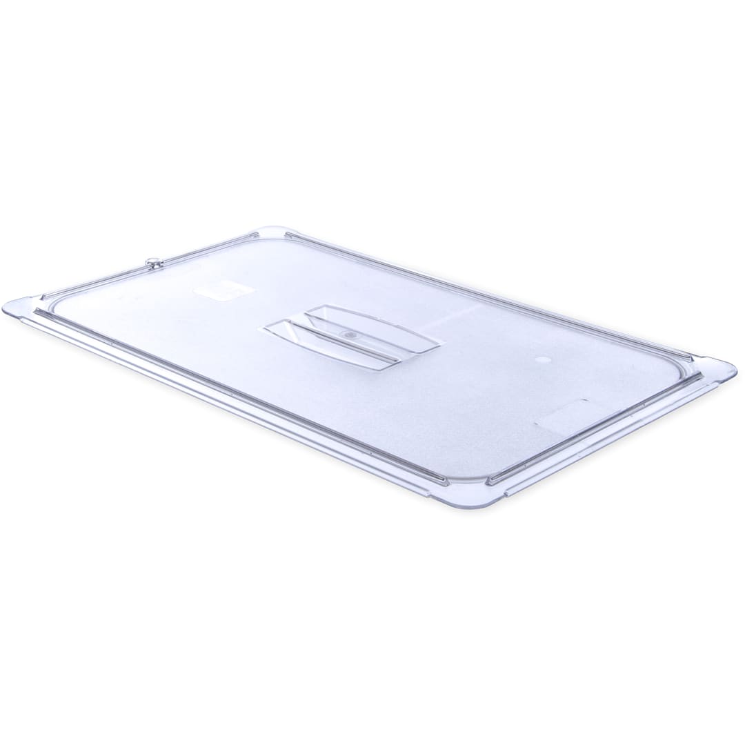 Carlisle 10210U07 StorPlus Clear Full-Size Handled Food Pan Lid