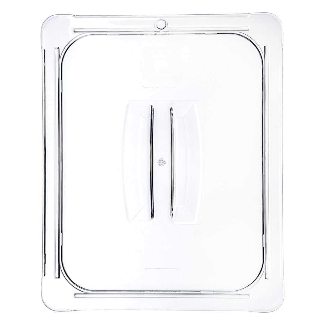Carlisle 10230U07 StorPlus Clear Half-Size Handled Food Pan Lid