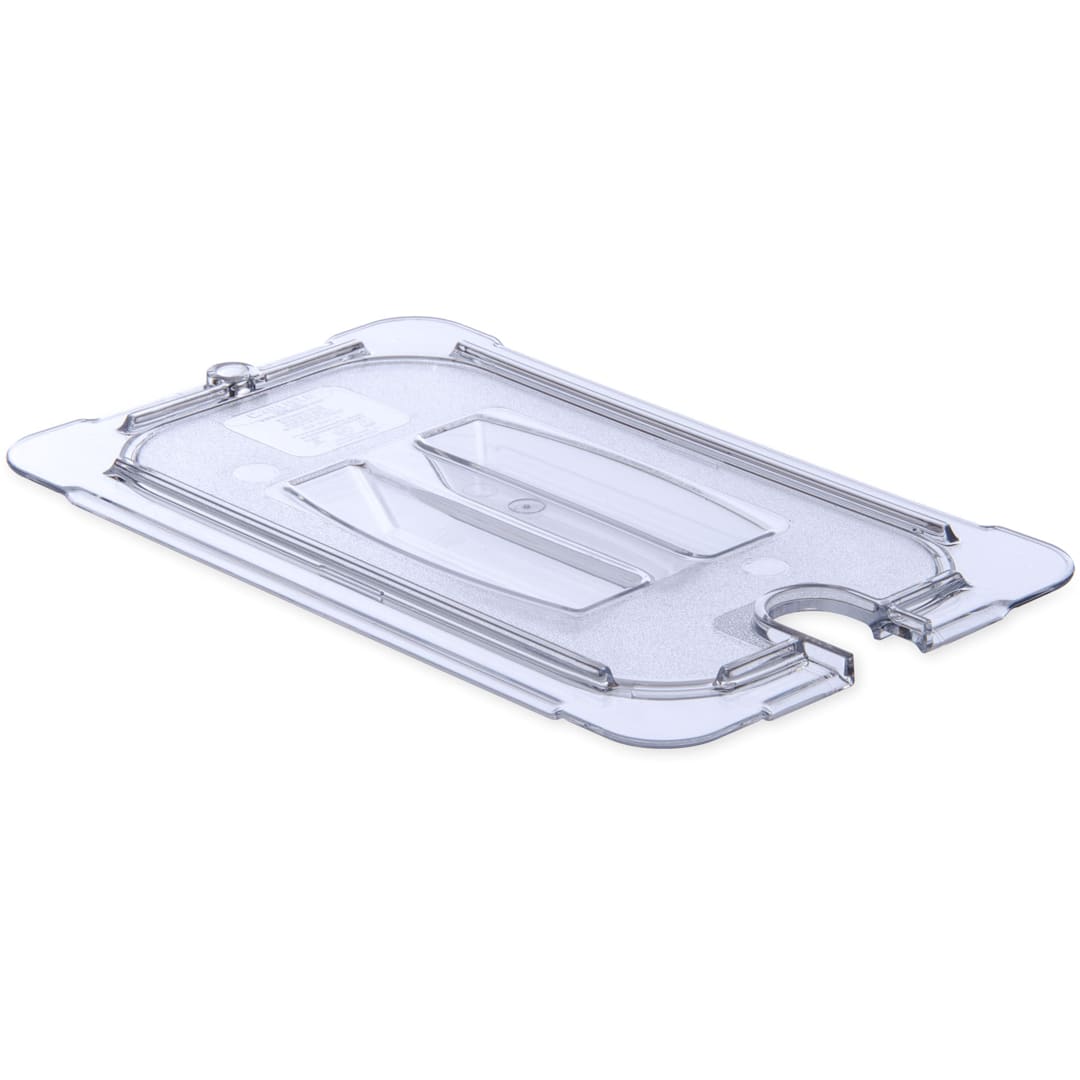 Carlisle 10291U07 StorPlus 1/4-Size Handled Notched Food Pan Lid