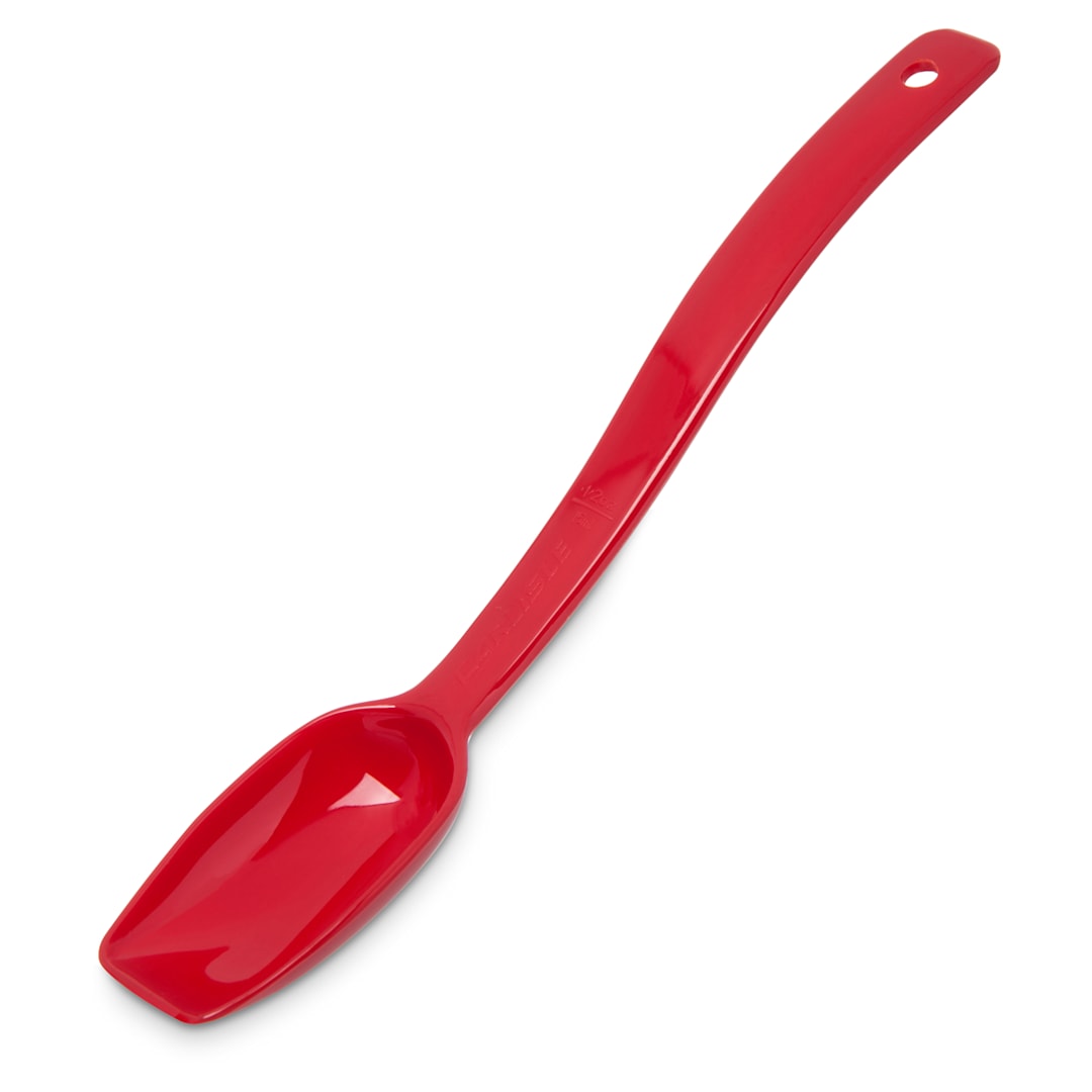 Carlisle 446005 0.5 Oz. Red Solid Buffet Spoon