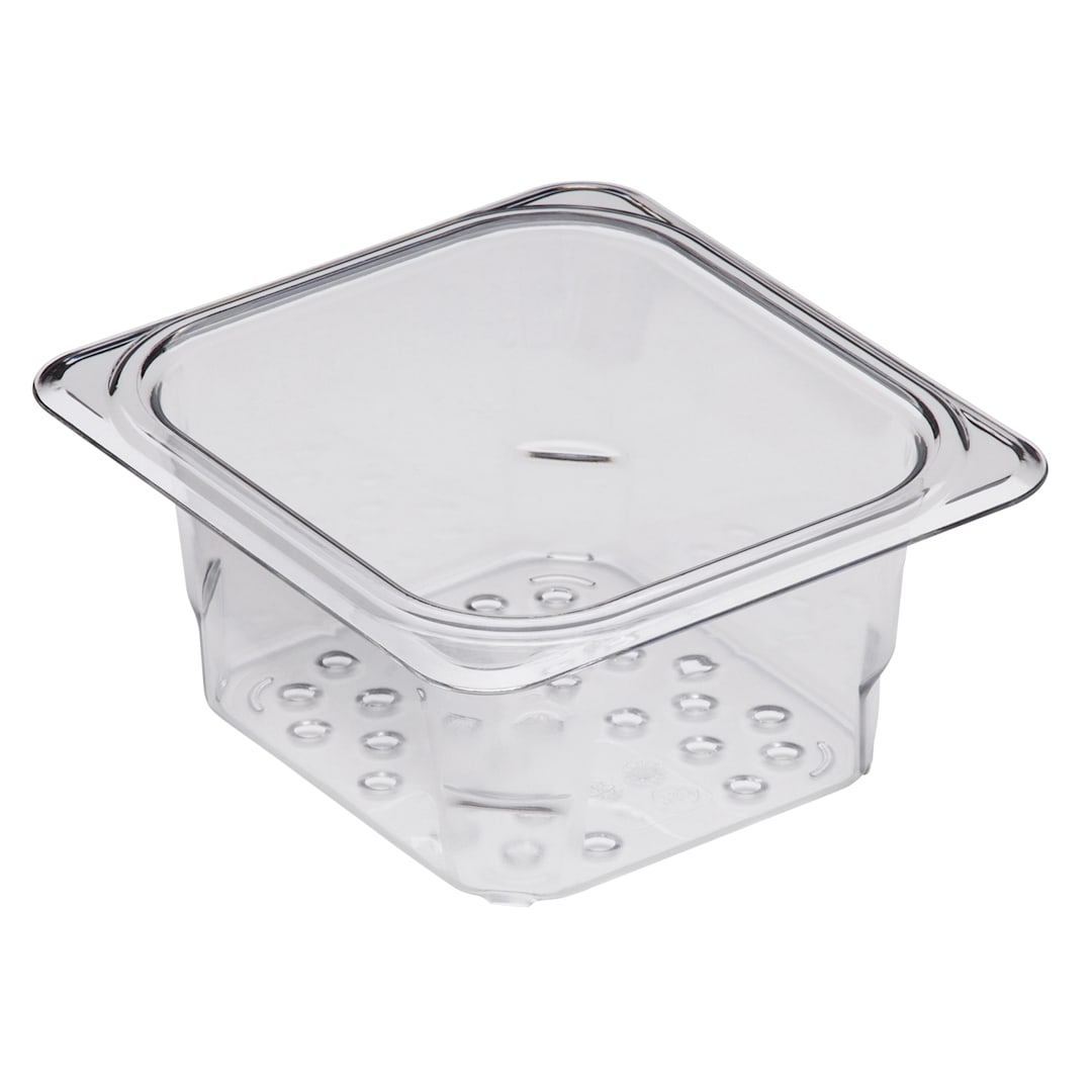 Cambro 63CLRCW135 Camwear Clear Colander for 3" D Sixth Size Food Pan
