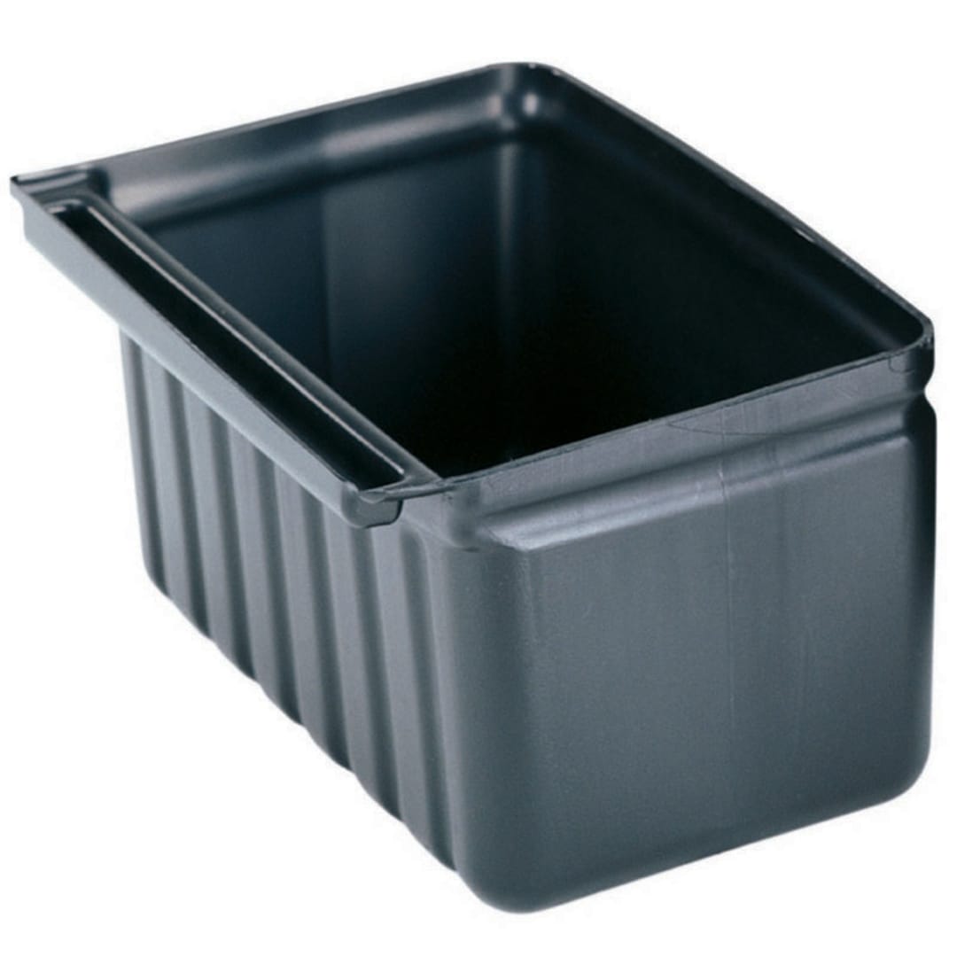 Cambro BC331KDSH110 Black 2.5 Gal Silverware Holder for KD Carts