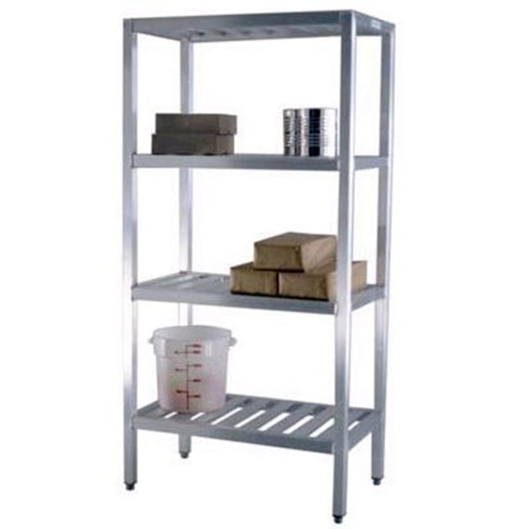 New Age 1068TB Aluminum 72 x 24 x 72" T-Bar Style Shelving Unit