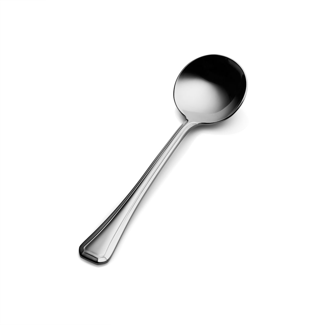Bon Chef S501 Prism Stainless Steel Bouillon Spoon - Dozen