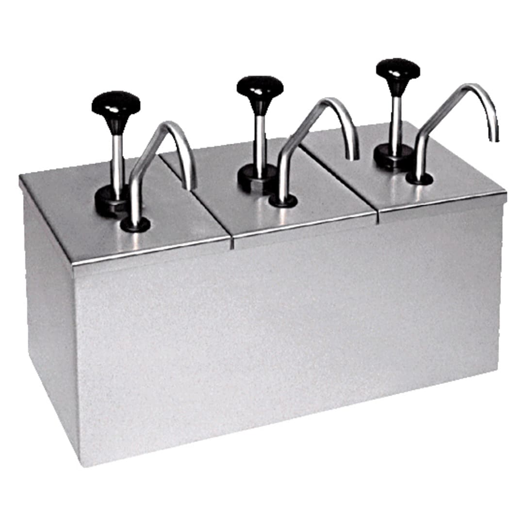 Carlisle 386230IB Insulated Condiment Dispenser with 3 Pumps