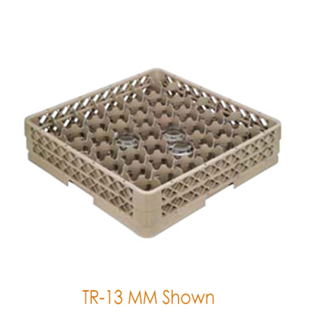 Traex TR13MMMMM Beige 42 Comp. Low Profile Glass Rack with 5 Extenders