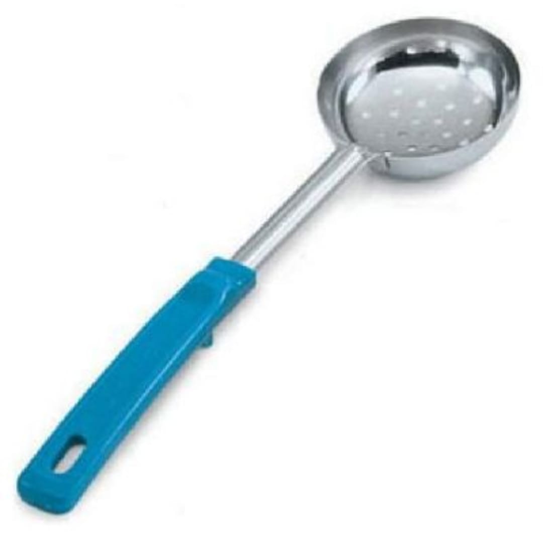Vollrath® 62175 Teal Handled 6 Ounce Perforated Spoodle®