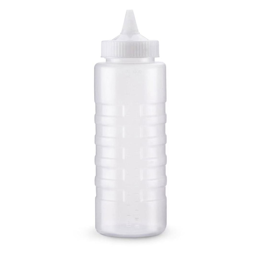 Traex 5132-13 Clear 32 Ounce Closeable Single Tip Squeeze Dispenser