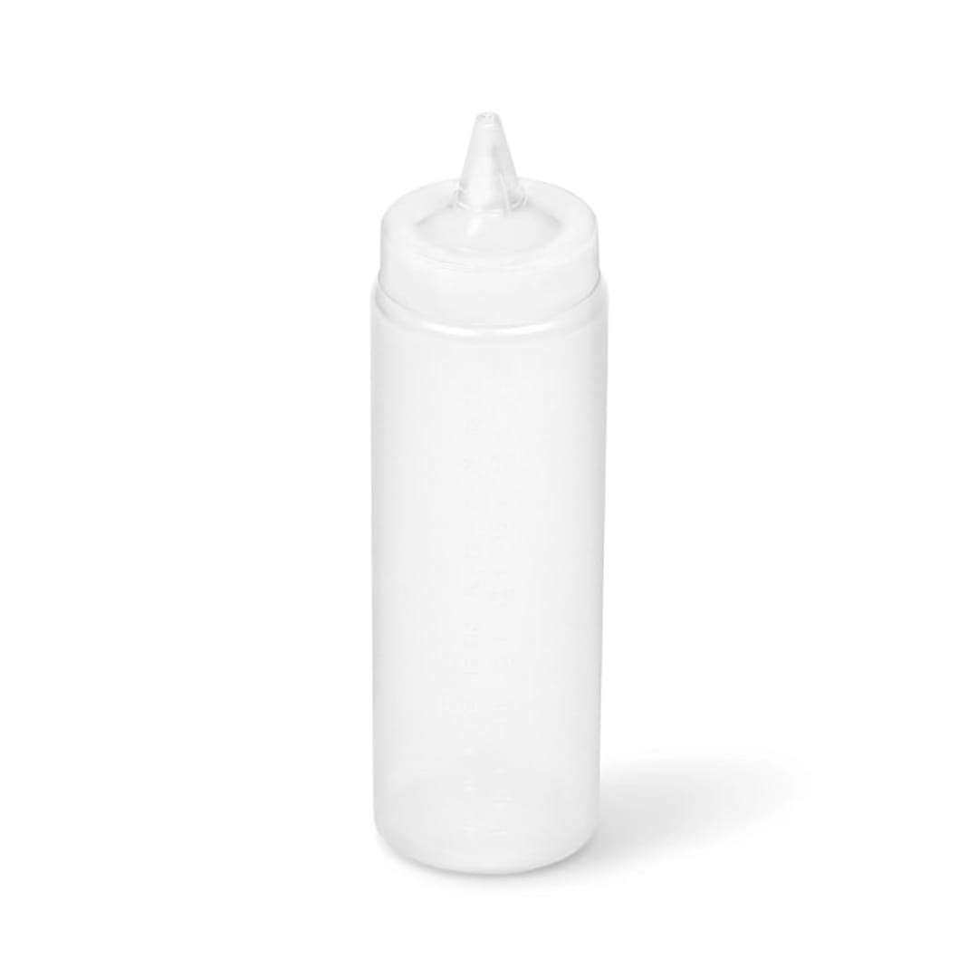Traex 4924-13 Clear 24 Ounce Single Tip Squeeze Dispenser