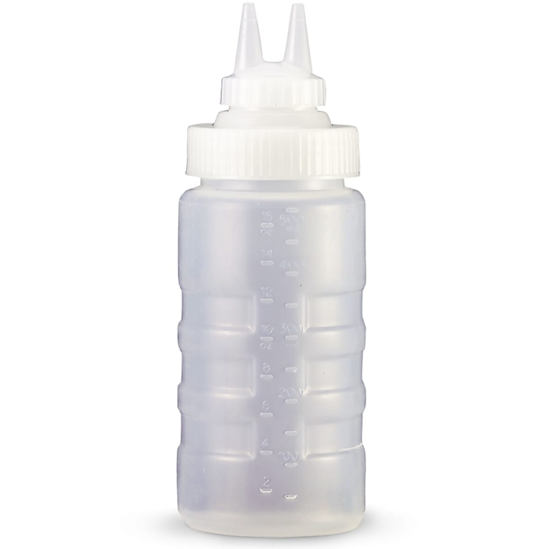 Traex 22016-13 Wide Mouth 16 Ounce Squeeze Bottle w/ Twin Cap
