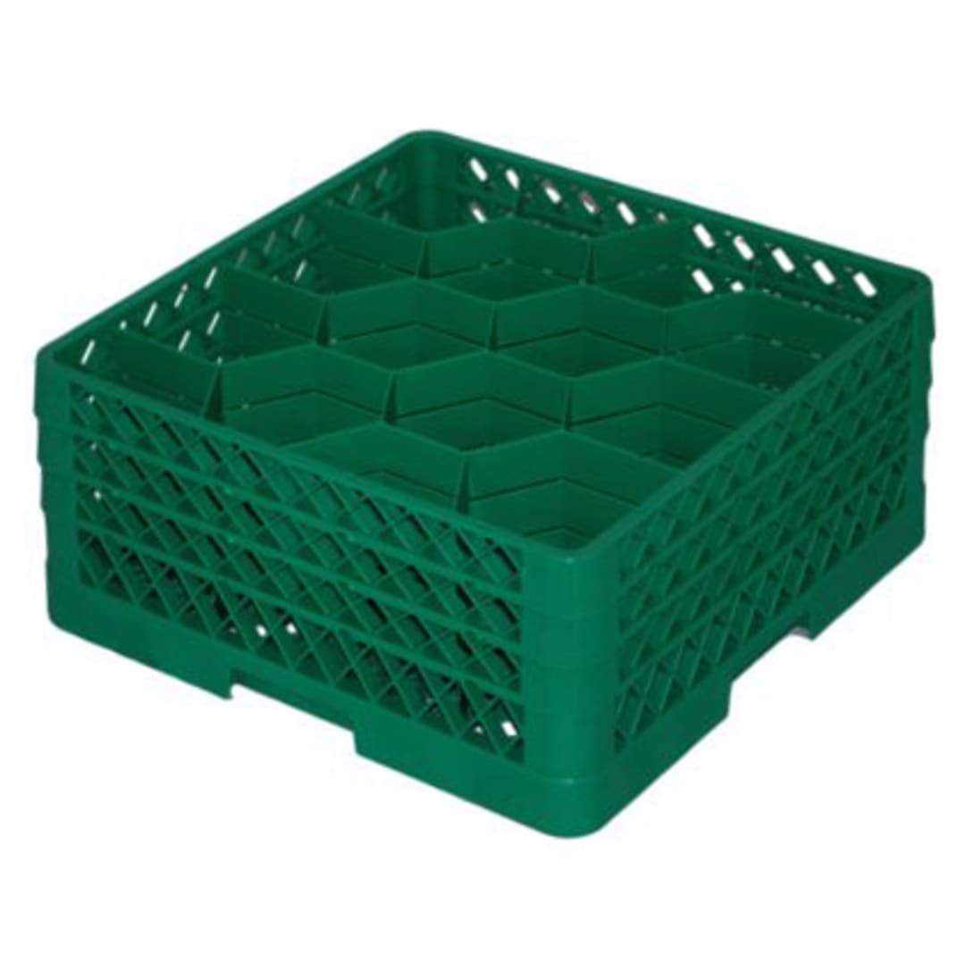 Traex TR18JJJ-19 Green 12 Compartment Rack Max Rack with 3 Extenders