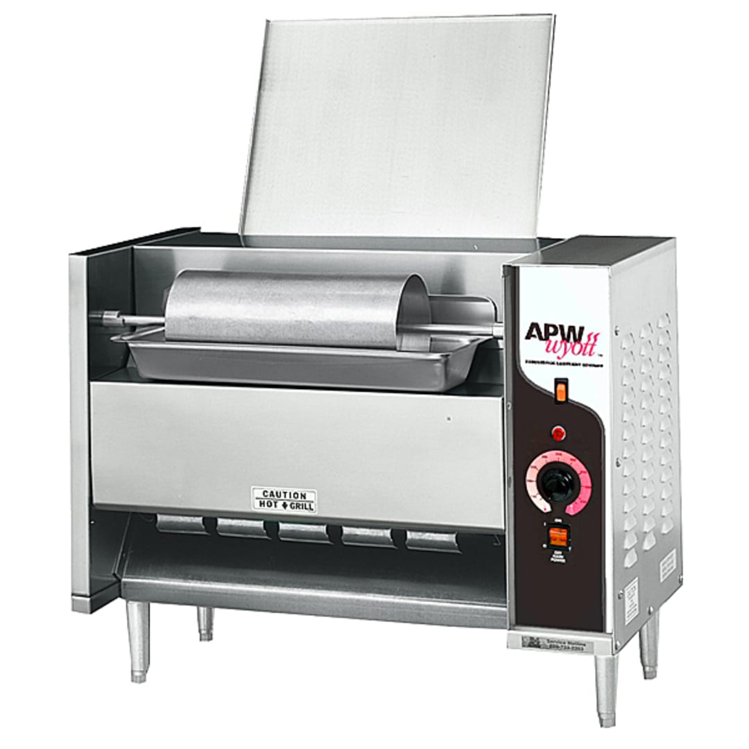 APW Wyott M-95-3 Electric Vertical Conveyor Bun Grill Toaster