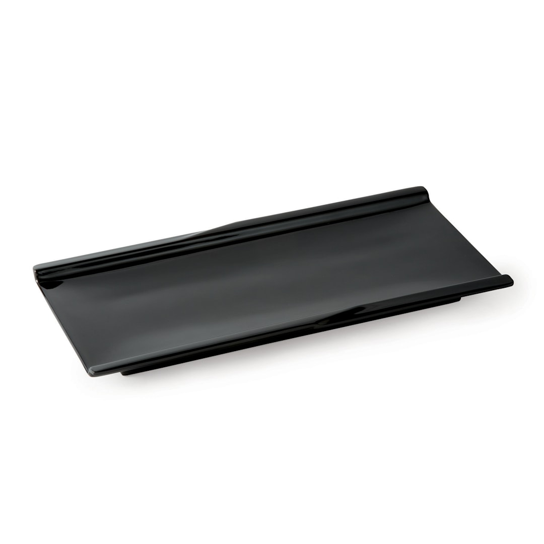 G.E.T. 140-BK Black Elegance 9.5 x 4.25" Plate - Dozen