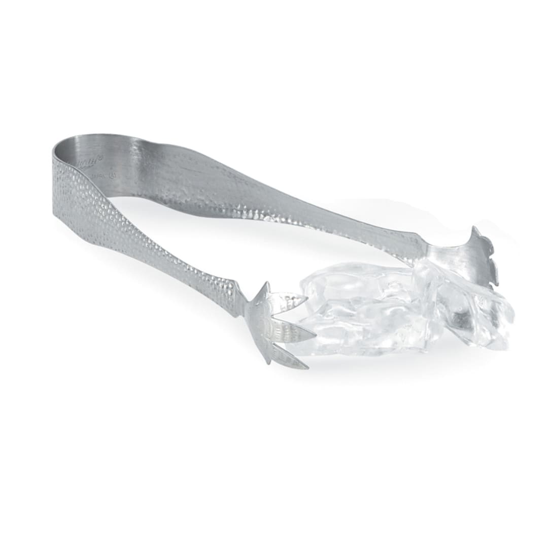 Vollrath® 47104 Hammered Stainless Steel 6-1/4" Ice Tong