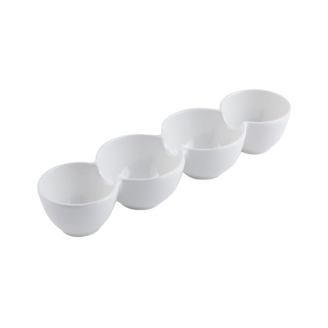 Bon Chef 9916 WHITE Sandstone 14" Condiment Server