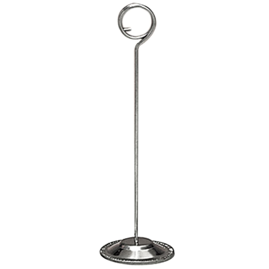 American Metalcraft CH8 Deluxe S/S 8"H Card Holder Stand