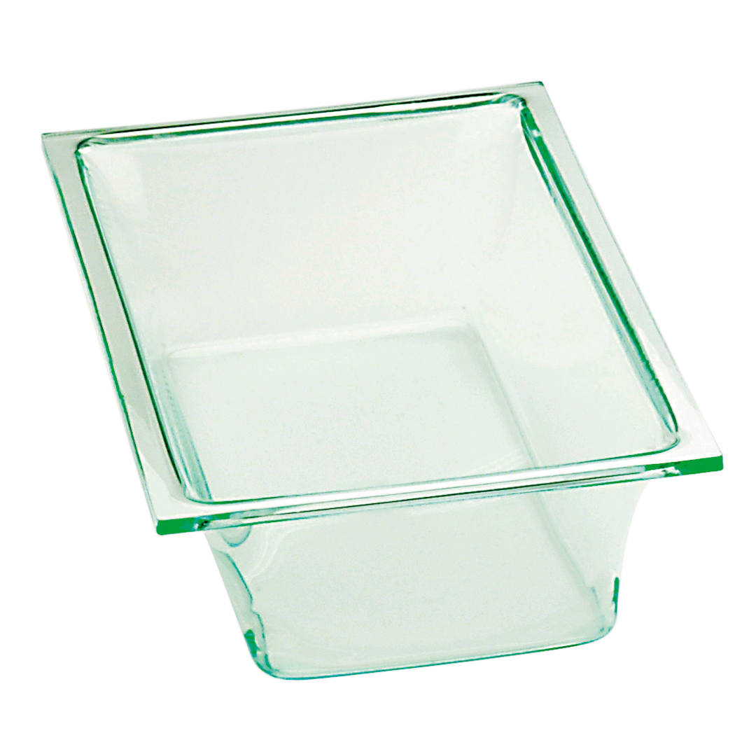 Delfin BRC-611CTD-49 2 Qt. Green Glass Rectangular Bowl For CTD Riser