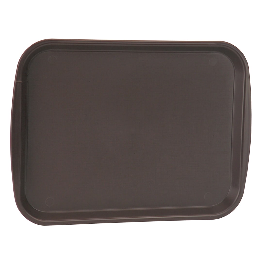 Traex 1217-01 Chocolate Brown 12 x 17 Fast Food Tray - Dozen