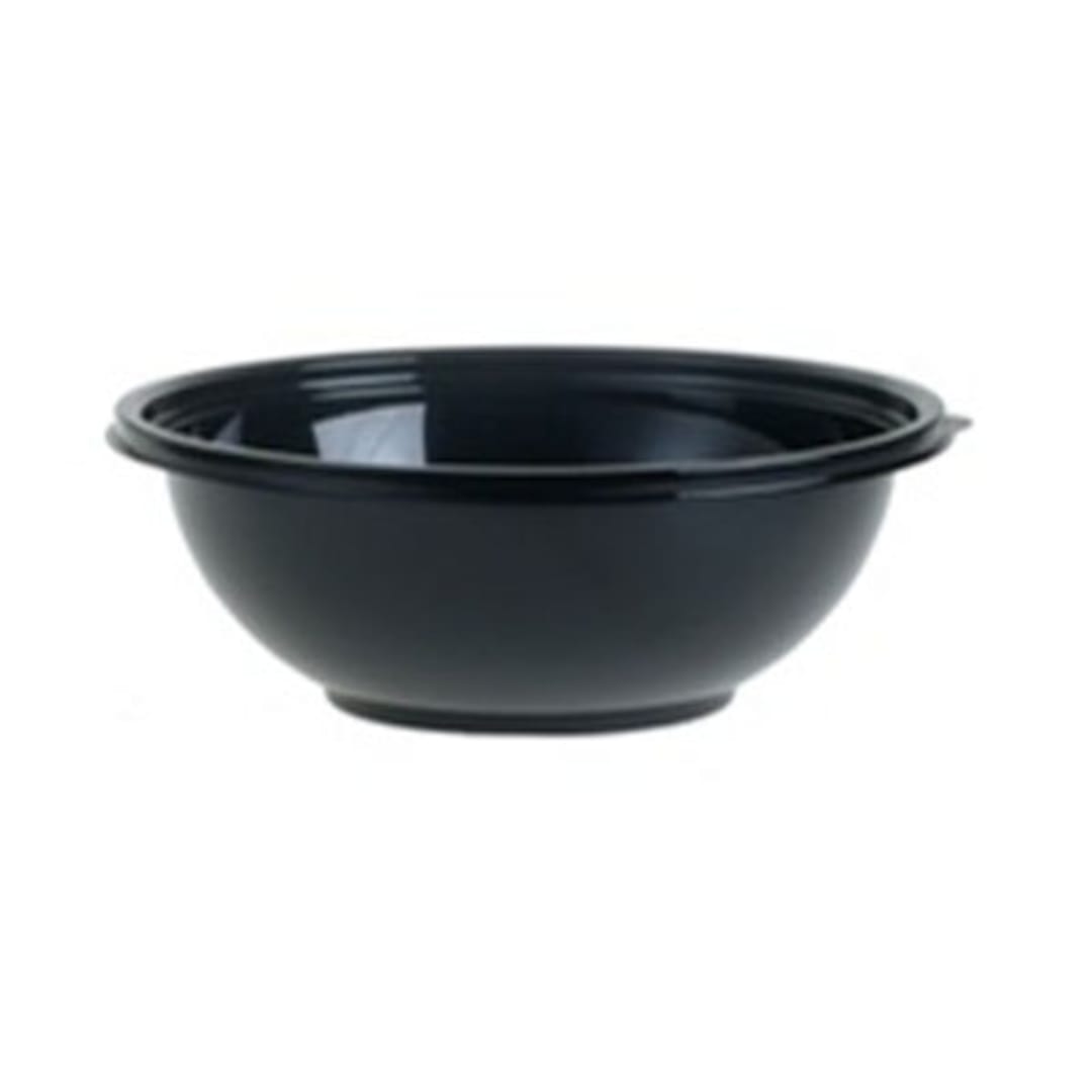 Sabert 92320 FreshPack® Black Round 320 oz Display Bowl
