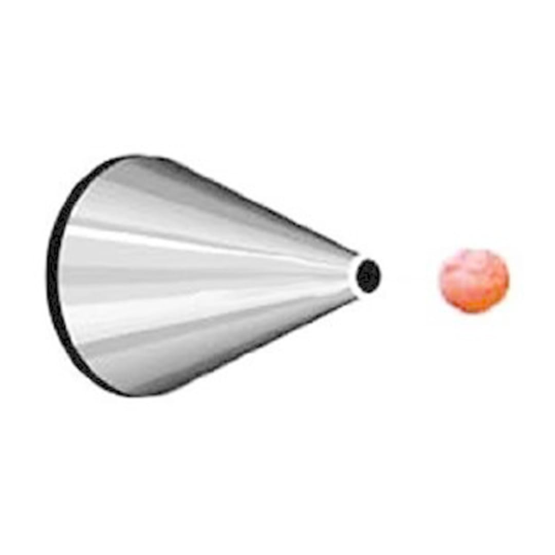 Ateco 4S Stainless Steel Plain Round Decorating Pastry Tube #4S