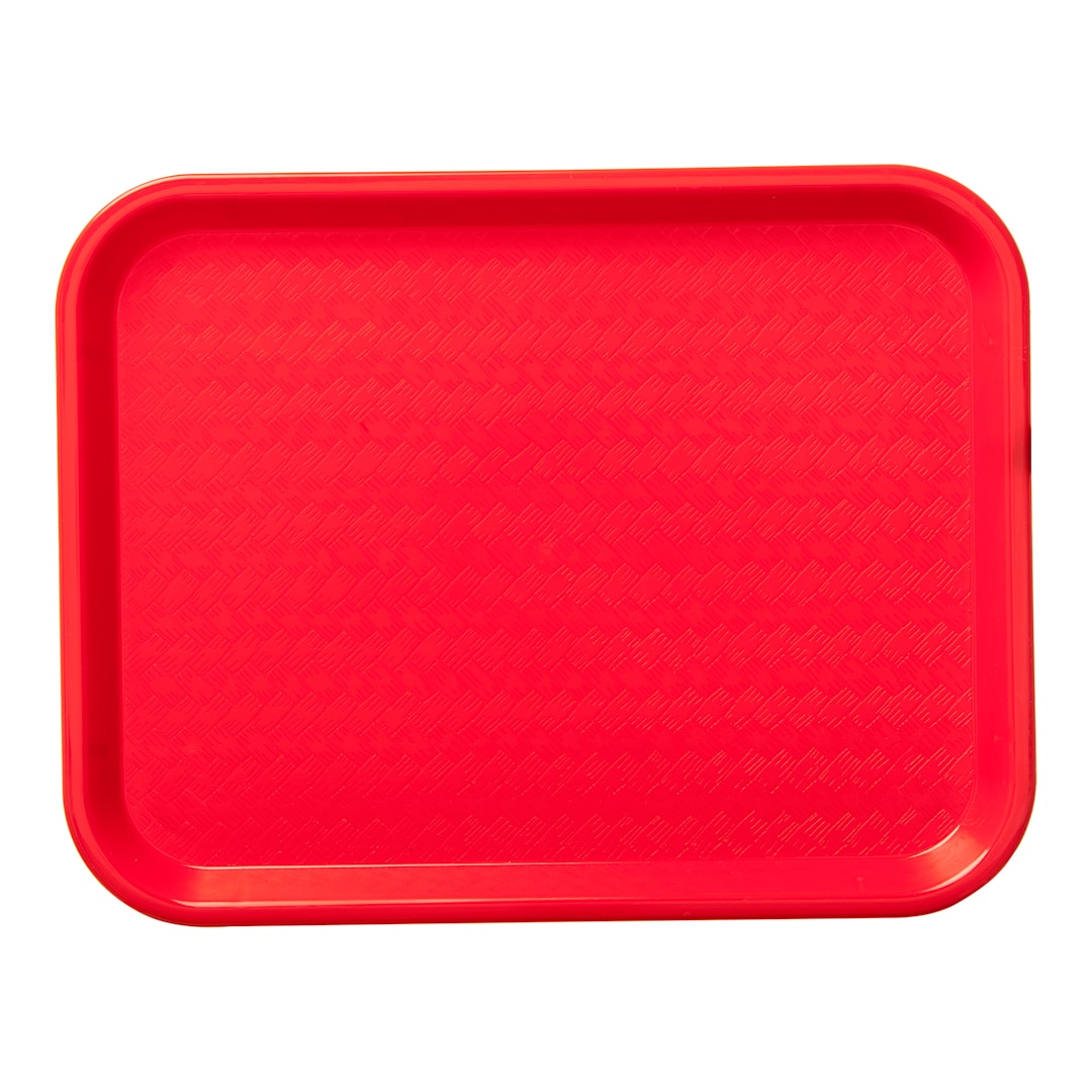 Carlisle CT101405 Red Cafe Standard Tray