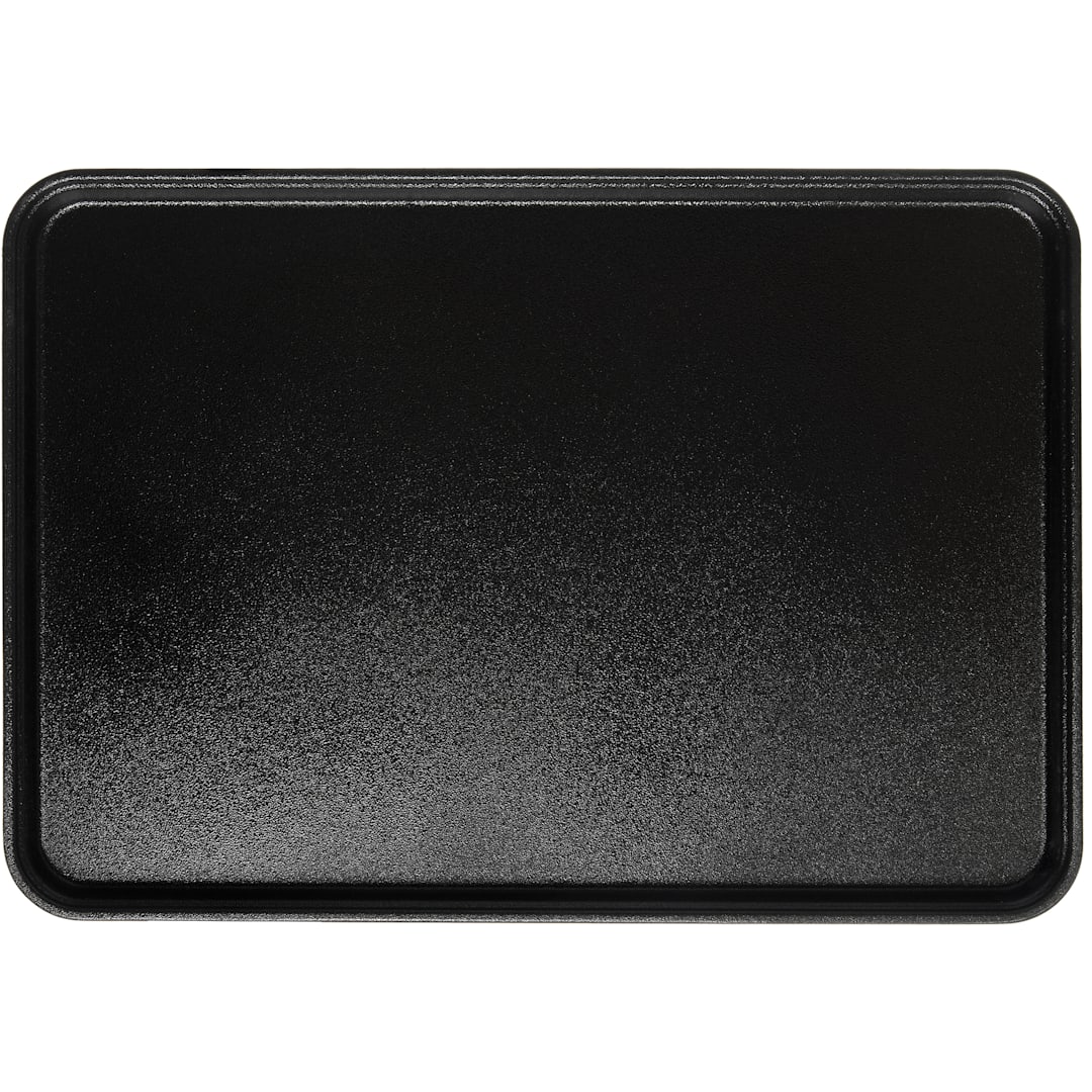 Carlisle 1826GR2Q004 Griptite 2 Black 18 x 2.75" Fiberglass Tray