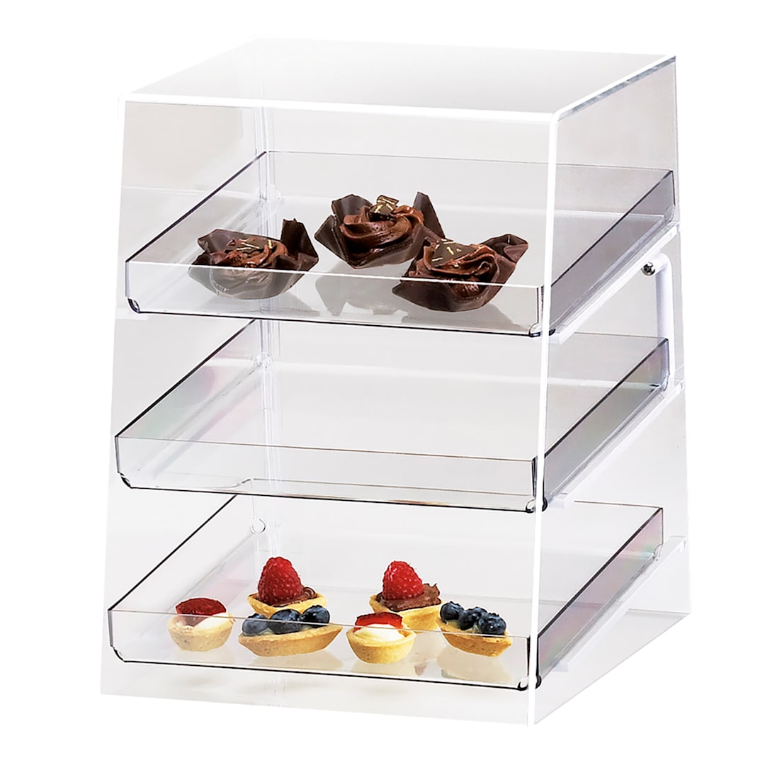 Cal-Mil P257 Countertop Slant Front 10 x 15 x 13" Display Case