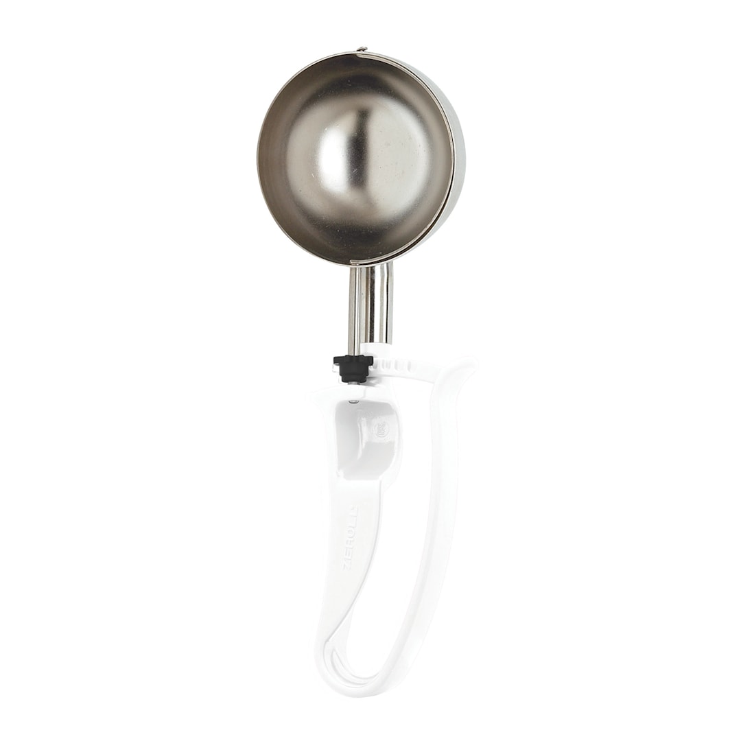 Zeroll 2006 S/S 4.66 Oz. / #6 Universal Disher with White Handle