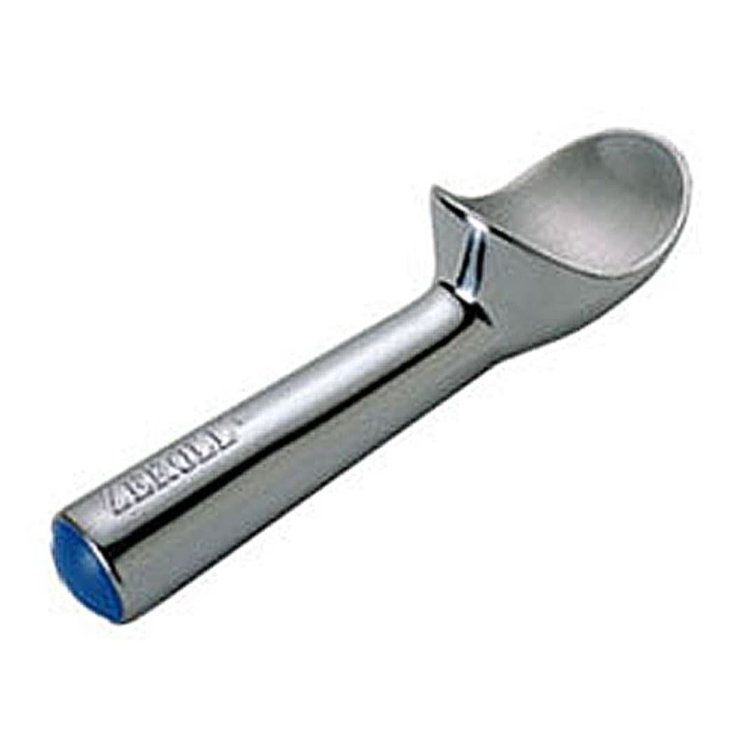 Zeroll 1012 #12 3 oz. Blue End Cap Aluminum Ice Cream Scoop