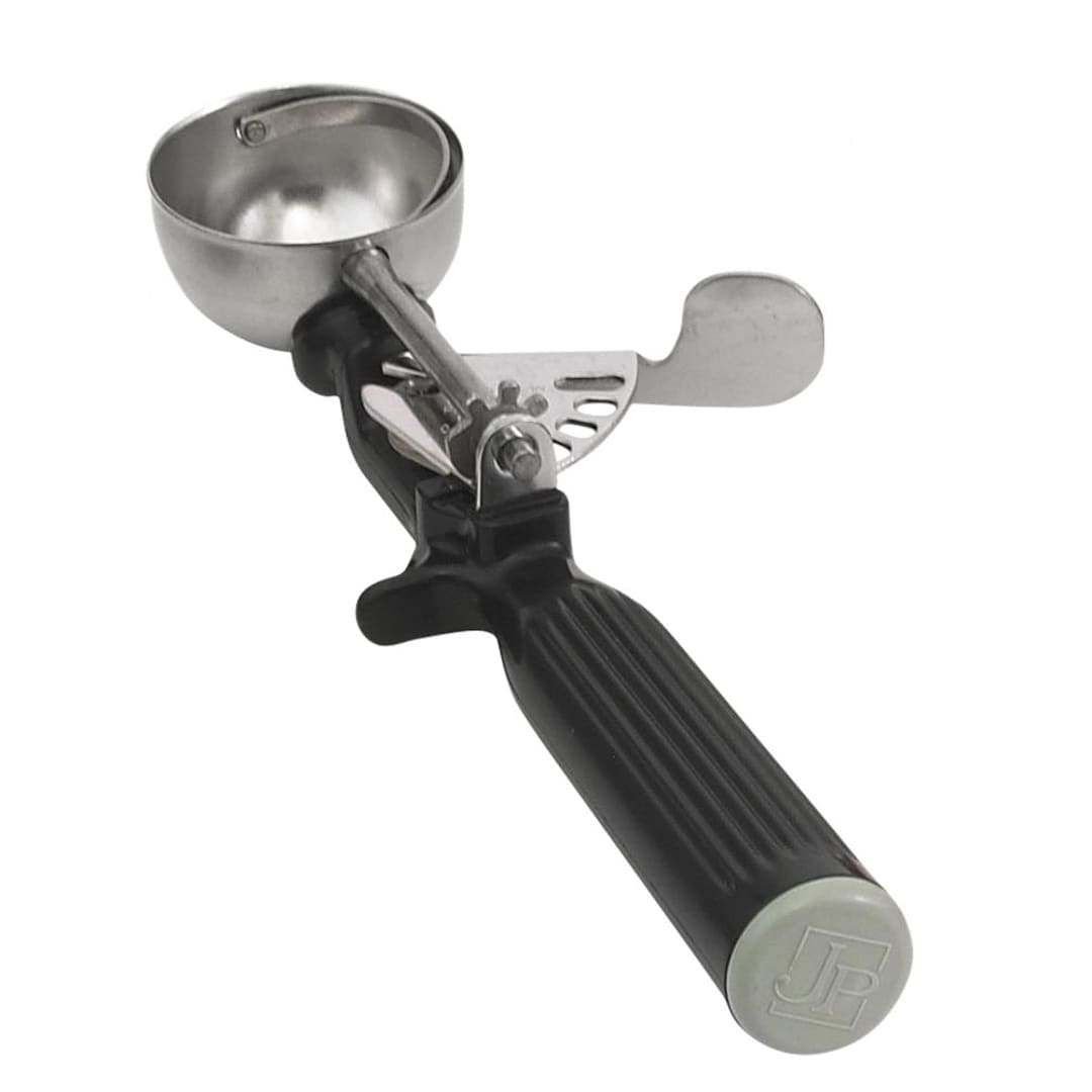 Vollrath 47146 S/S 1 Oz. / #30 Thumb Action Disher w/ Black Handle