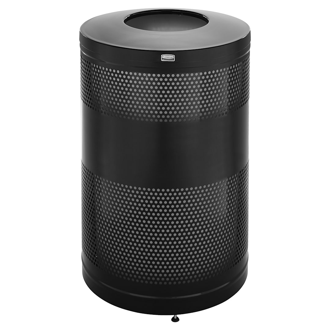 Rubbermaid FGS55ETBKPL Classics 51 Gal. Fire Safe Receptacle - 1 / CS