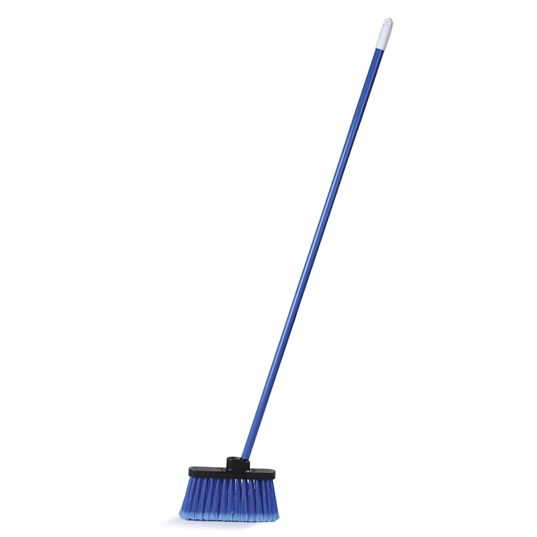 Carlisle 3686314 Duo-Sweep 48" Blue Light Industrial Broom
