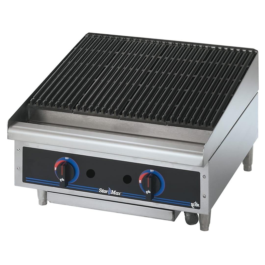 Star® 6024CBF Star-Max® 24" Lava Rock Gas Charbroiler