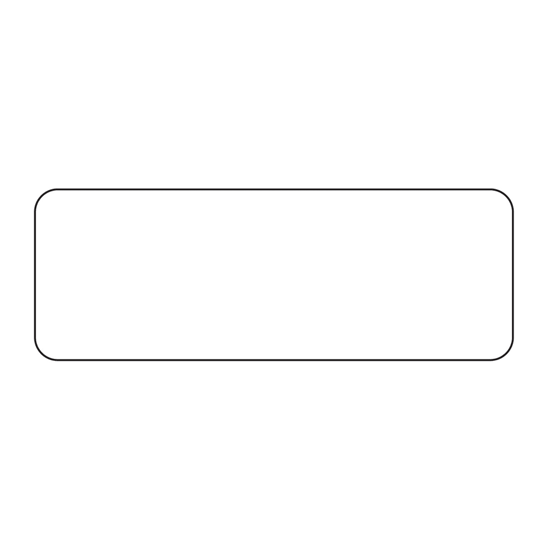 Service Ideas MT1 Blank White Magnet - 6 / Cs