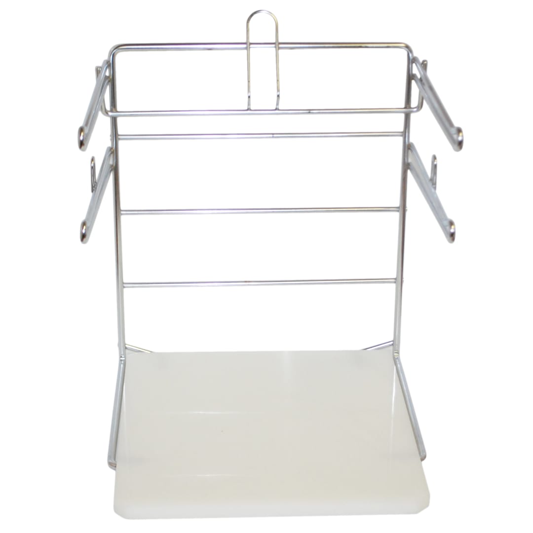 Garvey Products TS-BR16 Chrome T-Shirt Bag Rack