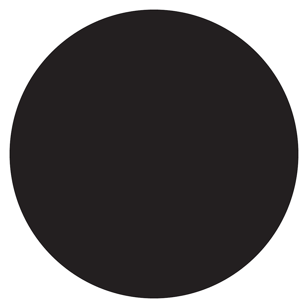 DayMark 112244 MoveMark™ Black 3/4" Blank Day Circle - 2000 / RL