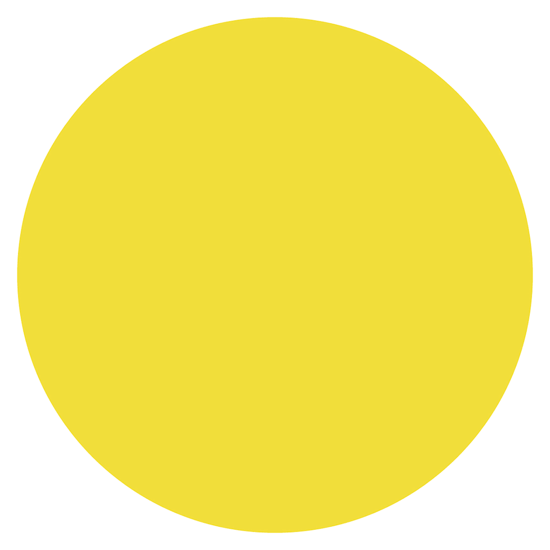 DayMark 112239 MoveMark Yellow 3/4" Blank Day Circle - 2000 / RL